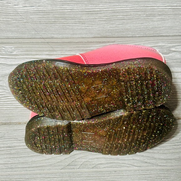 Dr. Martens Girl's Youth 8065 J Pink Gradient Glitter Size 11 Mary Jane Patent - Picture 7 of 10